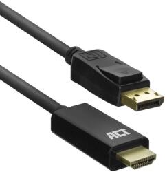 ACT AC7550 DisplayPort към HDMI кабел 1.8 м (4K@30Hz) (AC7550)