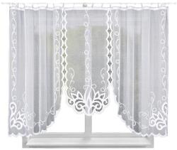 Markizeta Jacquard függöny, Ewelina, 400 x 160 cm, poliészter, fehér (MAR_58087)