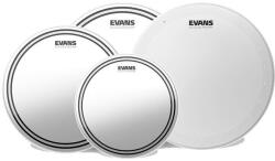 Evans EPP-EC2SHDD-R EC2S Clear Rock with HD Dry Snare Batter Set fețe de tobă (EPP-EC2SHDD-R)