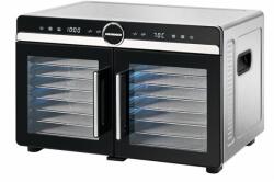 Heinner Deshidrator de fructe si legume HEINNER Dualdry Elite HFD-KDDB1400BKSS, 1400 W, 29 L, 16 tavi inox, 2 vati rulouri fructe, 2 tavi grilaj marunt, Timer 30 minute - 48 ore (Inox) (HFD-KDDB1400BKSS) Uscator de fructe