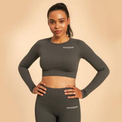 GymBeam Tricou pentru femei Hyper Crop-Top Shadow - BeastPink - GymBeam - pcone