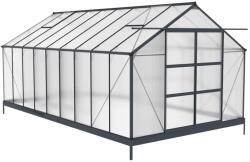 CoverTech Sera din aluminiu Azalia 2, 5 x 5, 5 m CoverTech antracit (CT101)