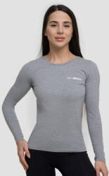 GymBeam Top cu mânecă lungă pentru femei Basic Grey - GymBeam