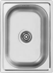Kuchinox Mini, 1 rekeszes rozsdamentes mosogató 350x480x195 mm, sima felület, acél, LAV-SKM_010T (LAV-SKM_010T)