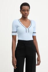 Morgan pulóver női viszkózzal - kék M