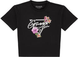 GUESS Tricouri mânecă scurtă Fete CROP SS T-SHIRT Guess Negru 10 ani