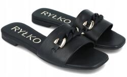 Ryłko 0AGH1 lapos talpú bőr nyári flip-flop papucs méret 38 (0AGH1_BV_9SCF)