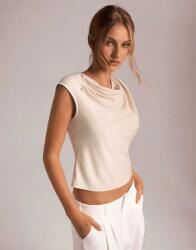 Shein Bézs Rövid Ujjatlan Felső Klasszikus Egyenes Shein 40/42