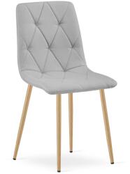  Scaun de dining LIBRA, gri deschis