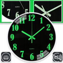  Fluoreszkáló Falióra Megvilágított Zöld Brak Ketyegő Hang (6978719491737)