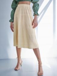 Shein Bezső, Texturált, Légies MIDI Szoknya, Gumis Derékkal Shein 34