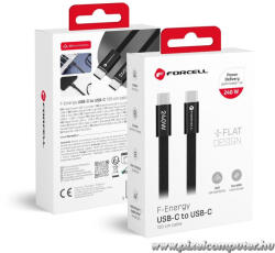  Cafule Flat USB-C - USB-C kábel 240 W - lapos csatlakozó, 5 A, 120 cm (5903396447426)