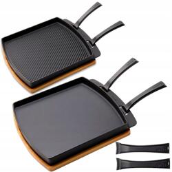 Witt öntöttvas grill-lap négyzet alakú 37, 6 x 33, 5 (Patelnia dwustronna grilowa żeliwna)
