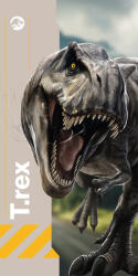 Jerry Fabrics Jurassic World T-Rex fürdőlepedő, strandtörölköző 70x140cm (JFK040379)