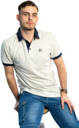 Thomas Jeans férfi galléros póló halványszürke