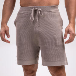 Iron Aesthetics Férfi kötött rövidnadrág Iron Aesthetics Vibe, bézs: 2XL Bézs