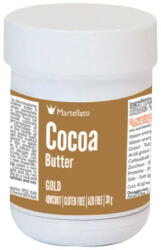 Martellato Colorant cu unt cacao Auriu, 30 gr Azo Free (40WCB017)
