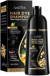 SADOER Sampon pentru colorarea parului 500 ml 4in1 Natural Black