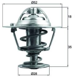 MAHLE Termostat, lichid racire MAHLE TX 184 78D (TX 184 78D)