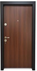 NOVO DOORS Usa metalica de exterior cu izolatie si vizor Novo Doors NDS305 Din compozit, 2 yale, Kit complet, Pentru case, Nuc (NDS305)
