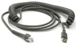 Zebra CBA-U29-C15ZBR USB kábel USB 2.0 4, 57 M USB A Fekete (CBA-U29-C15ZBR) - easy-shop