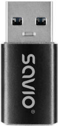 SAVIO AK-81 video átalakító kábel 0 M USB C-típus USB A típus Fekete (SAVAK-81)