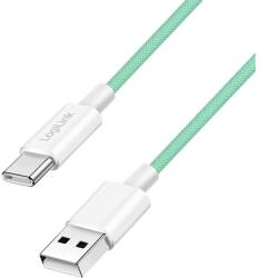 LOGILINK CU0327 USB kábel USB 2.0 1 M USB A USB C Zöld (CU0327)