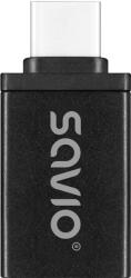 Savio AK-80 video átalakító kábel 0 M USB A típus USB C-típus Fekete (SAVAK-80)
