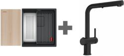 Franke Kanon chiuveta cu baterie negru/negru 125.0749. 685 (1250749685)