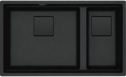 Franke Kanon chiuvetă din granit 76x46 cm gri/grafit/onix 125.0749. 684 (1250749684) Chiuveta