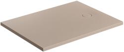 Omnires Aquarock cădiță de duș dreptunghiulară + capac mascare 120x80 cm bej AQUAROCK80-120DB (AQUAROCK80120DB)