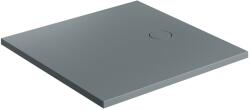 Omnires Aquarock cădiță de duș pătrată cu capac 90x90 cm gri AQUAROCK90-KAG (AQUAROCK90KAG)