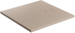 Omnires Aquarock cădiță de duș pătrată cu capac 80x80 cm bej AQUAROCK80-KDB (AQUAROCK80KDB)