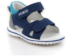 PRIMIGI sandală pentru băiat cu curea velcro cu model pe călcâi albastru marin/gri (14C36E)