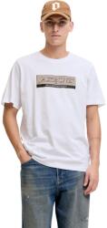 JACK & JONES Inwood Block Branding póló, fehér, L nemzetközi méret