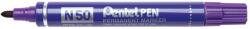 Pentel Alkoholos marker fém testű 4, 3mm kerek hegyű N50-VE Pentel Extreme lila - emag