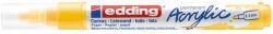 edding 5100 akril filctoll, 2-3 mm-es hegy, világos narancssárga színű (RTCED510005)