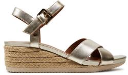 Geox női espadrillák, 303465889, valódi bőr, 38 EU, arany (0000303465889_38)
