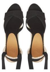 CASTANER női espadrillák, 025676-100, textil, 37 EU, fekete (0000304972508_37)
