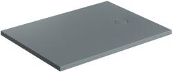 Omnires Aquarock téglalap zuhanytálca + előlap 120x90 cm szürke AQUAROCK90-120AG (AQUAROCK90120AG)