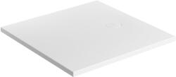 Omnires Aquarock négyzet alakú zuhanytálca fedéllel 80x80 cm fehér AQUAROCK80-KBM (AQUAROCK80KBM)