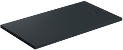 Omnires Aquarock téglalap zuhanytálca + előlap 140x90 cm fekete AQUAROCK90-140BLV (AQUAROCK90140BLV)