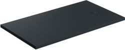 Omnires Aquarock téglalap zuhanytálca + előlap 160x90 cm fekete AQUAROCK90-160BLV (AQUAROCK90160BLV)