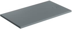 Omnires Aquarock téglalap zuhanytálca + előlap 160x90 cm szürke AQUAROCK90-160AG (AQUAROCK90160AG)