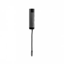 Verbatim Hub Verbatim 49141 USB-C, HDMI 4K, Gigabit LAN, USB 3.0, cablu 15 cm (49141)