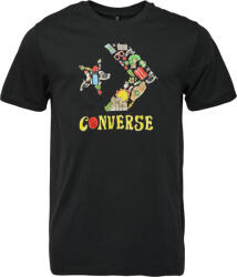 Converse Standard Fit Center Front Large Logo Star Chev Ss Tee (cvm6t098-blk)