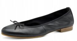 Tamaris 1-22116-41 méret40 sötétkék bőr balerinacipő Touch It (1-22116-41-805)
