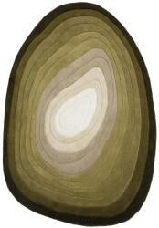 Flair Rugs Zöld kézi szövésű gyapjú szőnyeg 160x230 cm Puddle Ombre - Flair Rugs