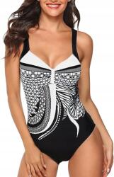  Egyrészes Fürdőruha Nyomtatott mintával r. XL (B07PLZ2GLG)