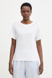Weekend Max Mara női lenvászon t-shirt PELOTA - bézs M